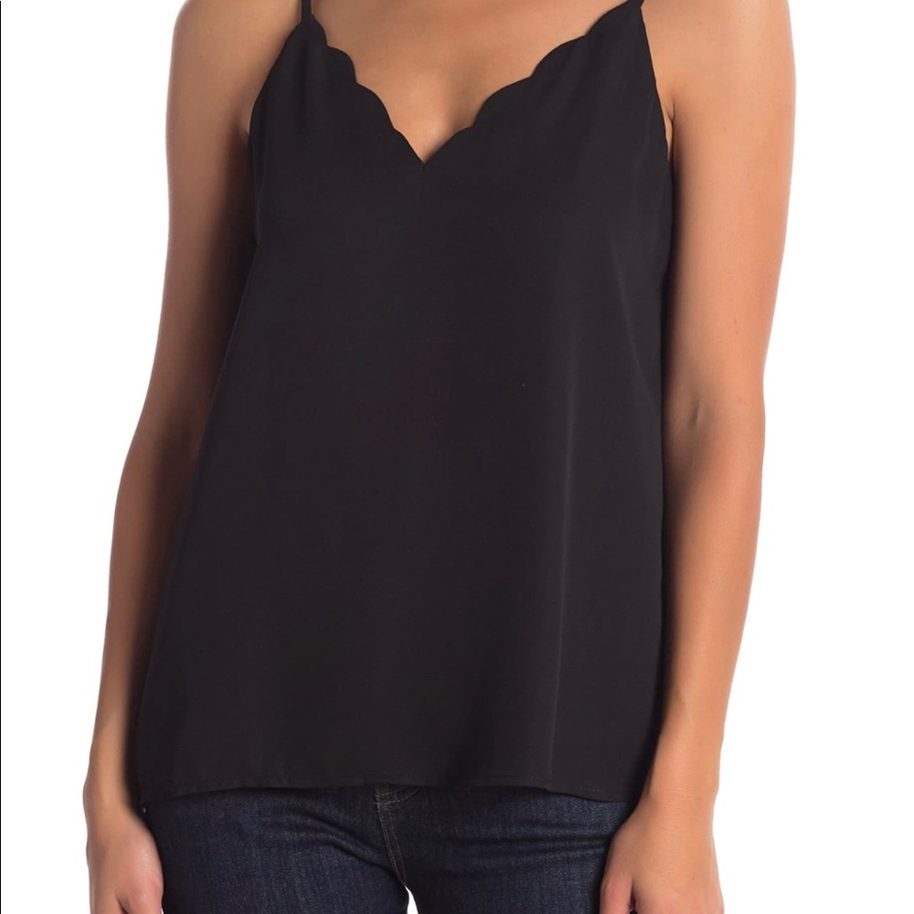 Nordstrom socialite scalloped tanks
